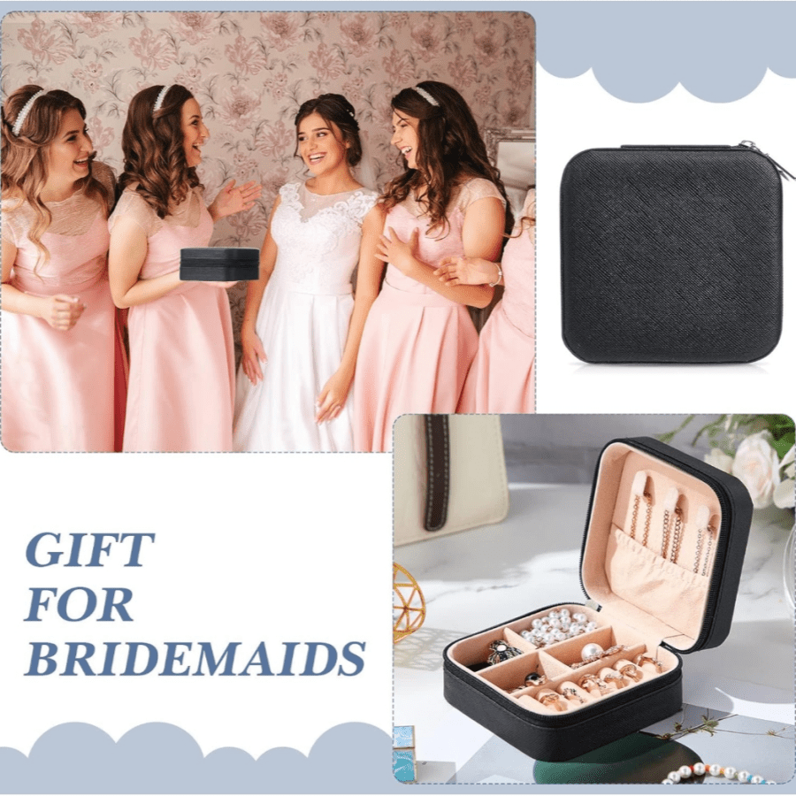 8/20pcs Travel Jewelry Case Bulk Bridesmaid Gift Boxes Small Jewelry Box Mini Organizer Box for Women, Perfect Gift for Valentine's Day, Mother's Day, Christmas, and Graduation Season