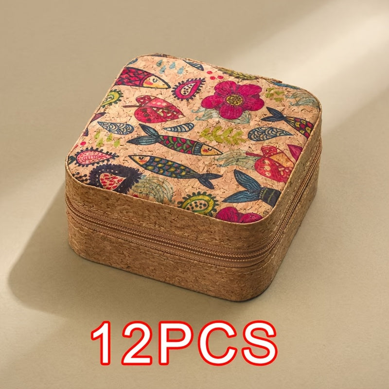 6pcs/12pcs/18pcs Vintage Jewelry Storage Box Set, Suitable for Necklaces, Rings, Bracelets, Travel and Daily Use, Jewelry Boxes