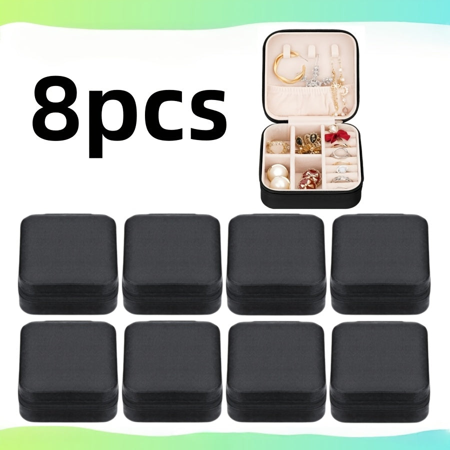 8/20pcs Travel Jewelry Case Bulk Bridesmaid Gift Boxes Small Jewelry Box Mini Organizer Box for Women, Perfect Gift for Valentine's Day, Mother's Day, Christmas, and Graduation Season