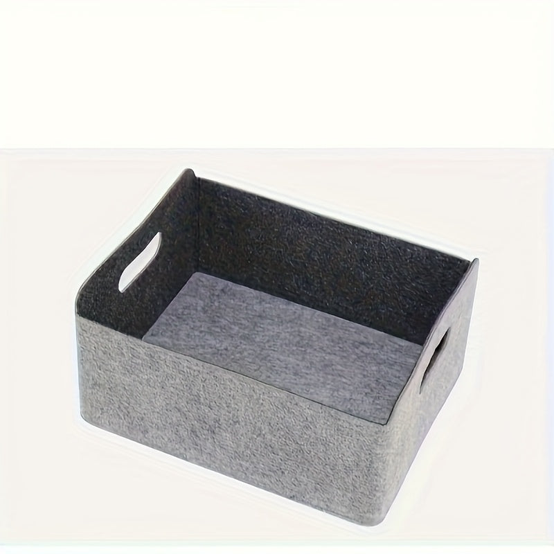 3ps Fabric Storage Boxes with Handles - Stylish Organizer for Home, Jewelry & Accessories - Multi-Compartment Design for Shoes, Rings, Earrings & More - Durable & Easy-Clean, Jewelry Organizer Storage